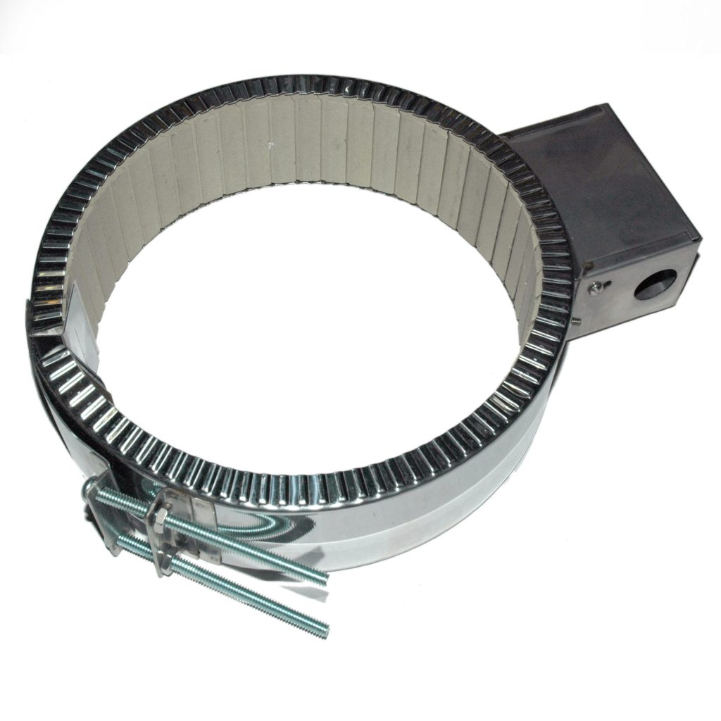 Heater Band, 8 to 8-1/2" Inside Diameter x 2-1/2" Wide, 240/480 Volt, 2000 Watt, Ceramic
