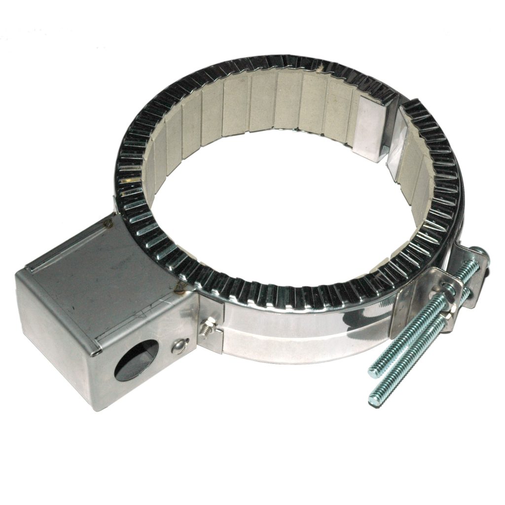 Heater Band, 5 to 5-1/2" Inside Diameter x 1-1/2" Wide, 240 Volt, 800 Watt, Ceramic