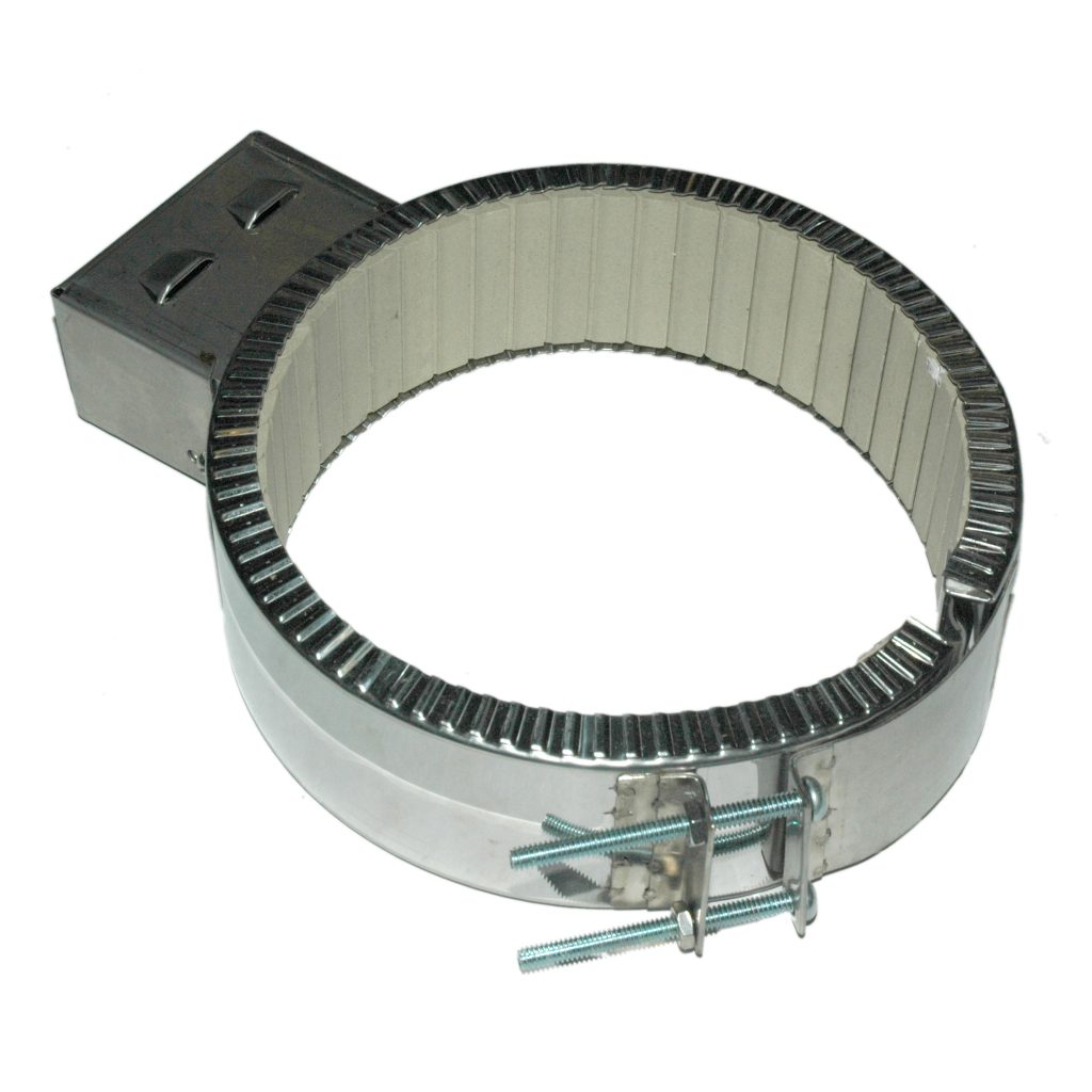 Heater Band, 7-1/2 to 8" Inside Diameter x 2-1/2" Wide, 240/480 Volt, 2000 Watt, Ceramic