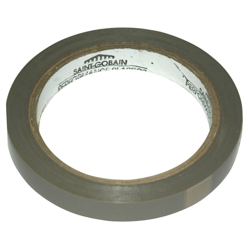 PTFE Film Coated Tape with Silicone Adhesive, 1/2" Wide x 36 Yards