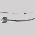 Thermocouple, Type J, Magnetic Surface, Grounded, 48″ Armored Flex Leads with Spade Lugs.