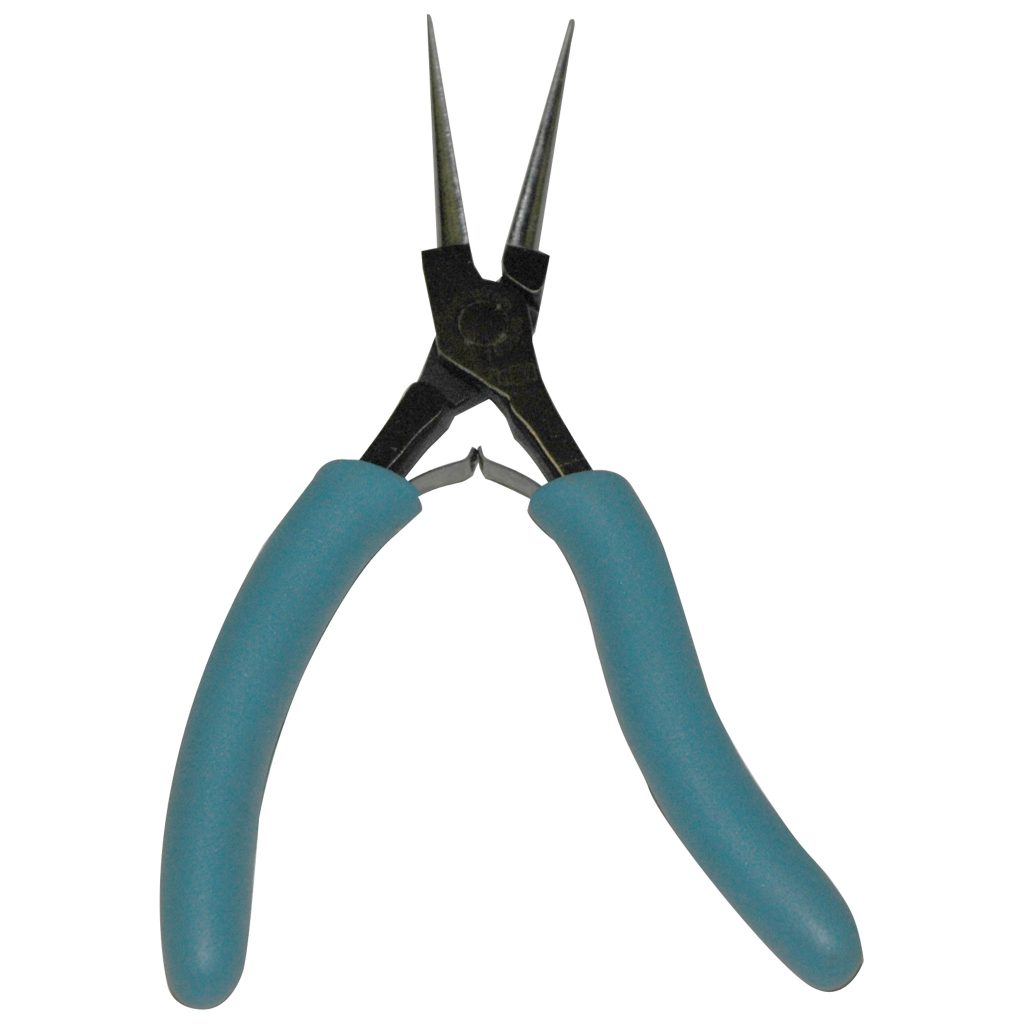 Needle Nose Pliers, 6", Right Hand, Twin Leaf Spring, Ergonomic