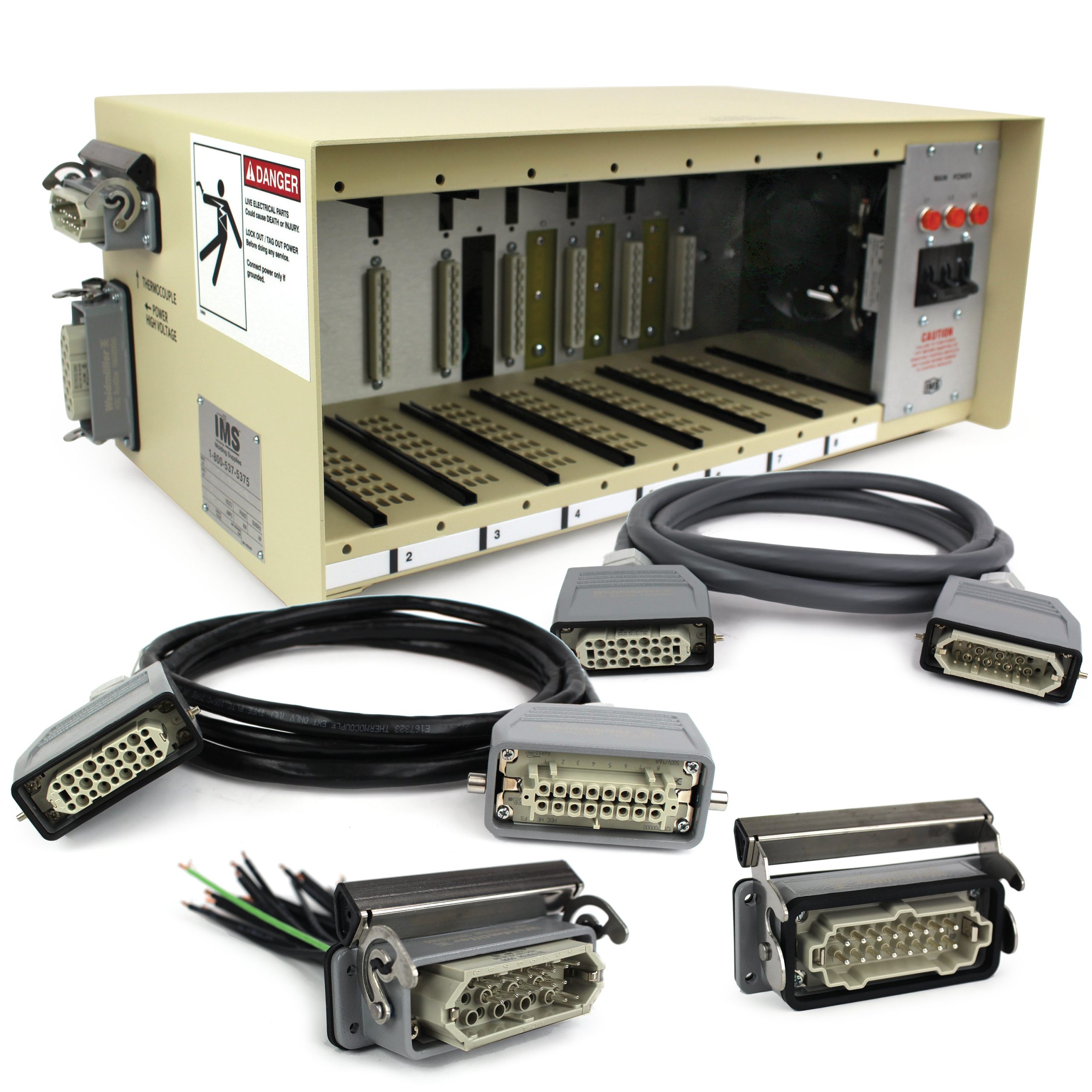 Temp Control System, 8-Zone Kit, 10' Mold Power & Thermocouple Cables, Mold Heater & TC Connectors - Image 1