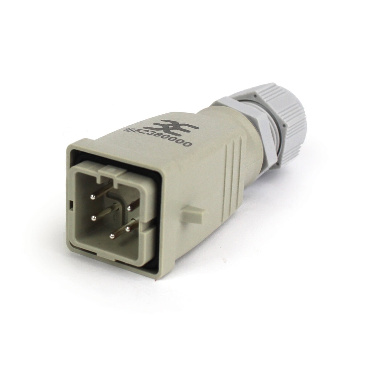 Male, Cable to Housing Connector with Hood - Image 1