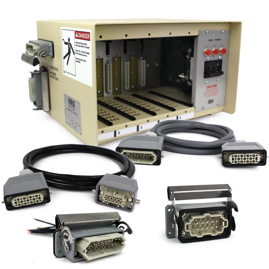 Temp Control System, 5-Zone Kit, 20' Mold Power & Thermocouple Cables, Mold Heater & TC Connectors