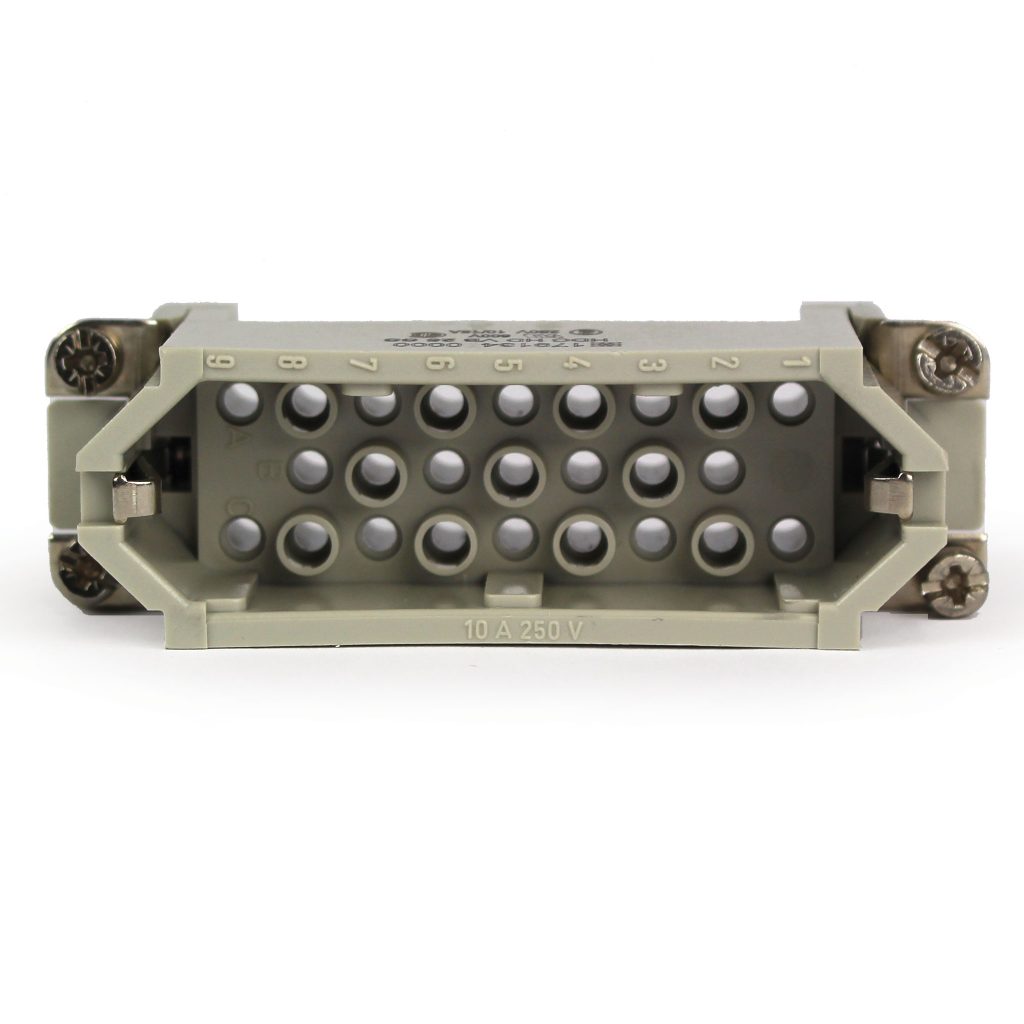 Plastic Male Insert w/o Pin Contacts