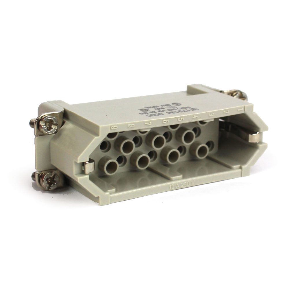 Plastic Male Insert w/o Pin Contacts