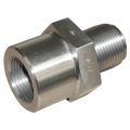 Metal Trap Nozzle Adapter, M40x2.0 Male, 25mm RO, to 1-3/4"-8 Female, for Battenfeld - Image 2