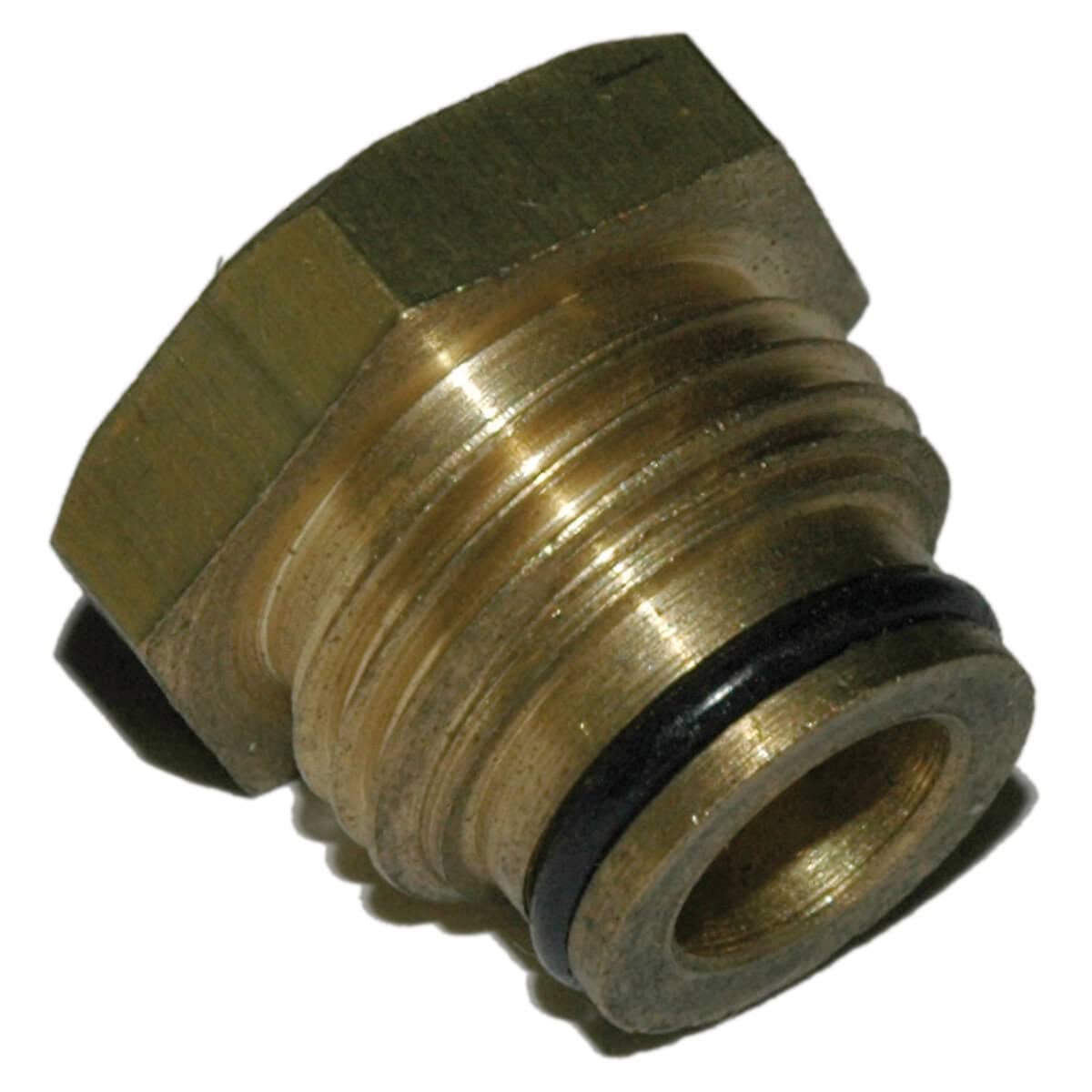 Hose Barb Adapter, 1/2" Male BSPP x 3/8" Female NPT - Image 2