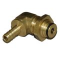 Hose Barb, 90 Deg, 3/8″ ID Hose x 1/2″ Male BSPP