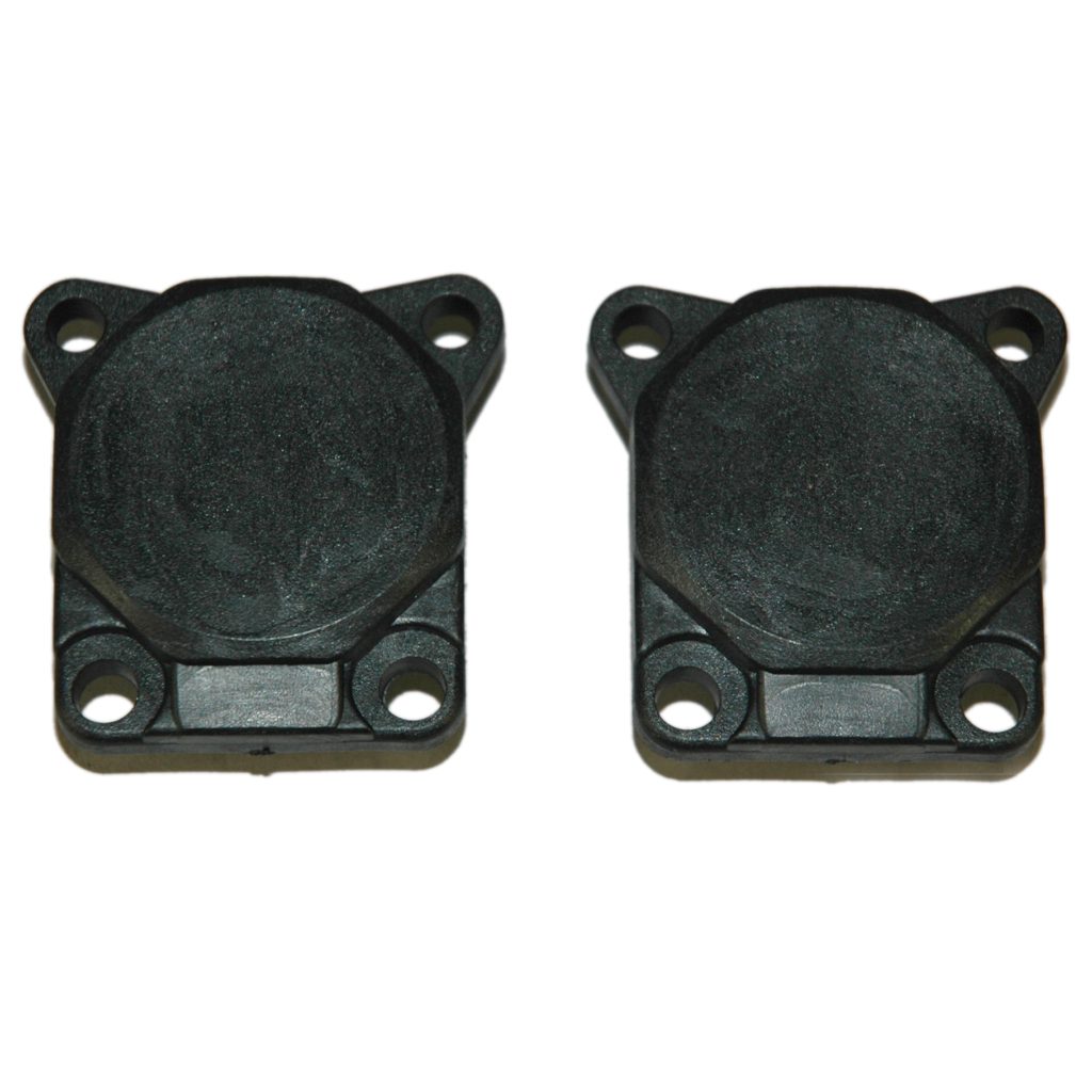 Manifold Plug Assembly for Flow Regulators.