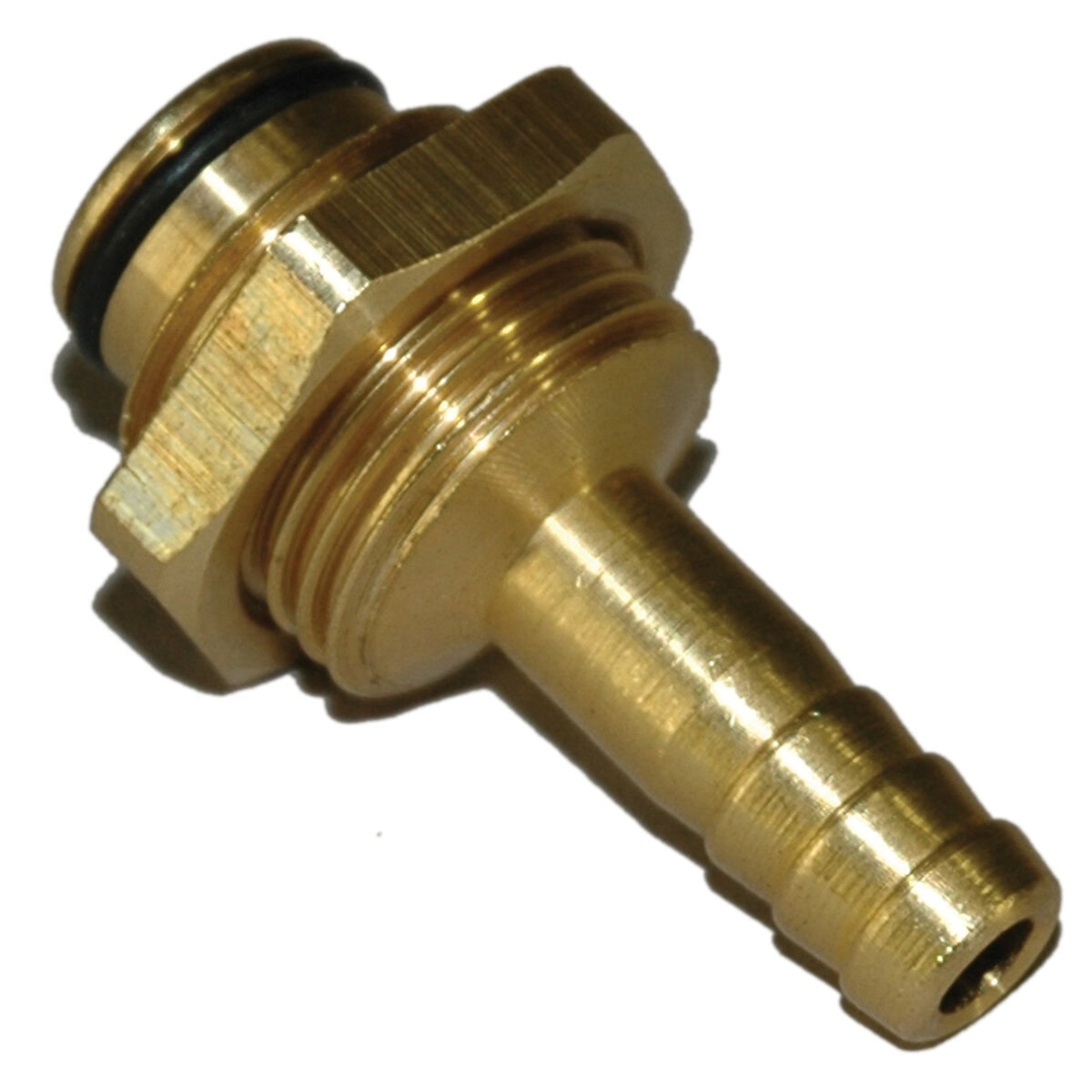 Hose Barb, Straight, 3/8" ID Hose x 1/2" Male BSPP - Image 2