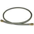 Hose, High Heat Resistant, PTFE, 6′ Long, Swaged 3/4″ Male NPT Fittings on Both Ends