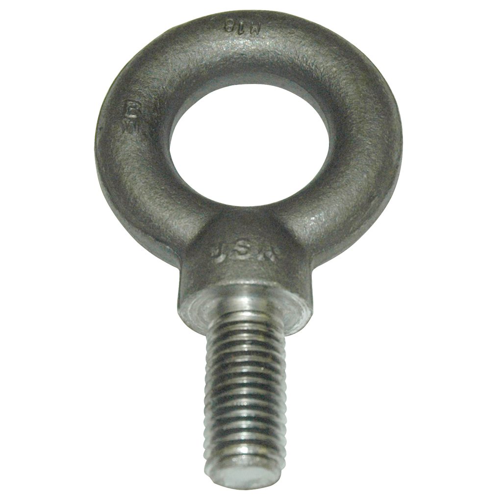Eyebolt, 2,140 kg (4,718 lb.) Capacity, Metric, Shouldered, Forged Steel, M18x2.5 Thread Size