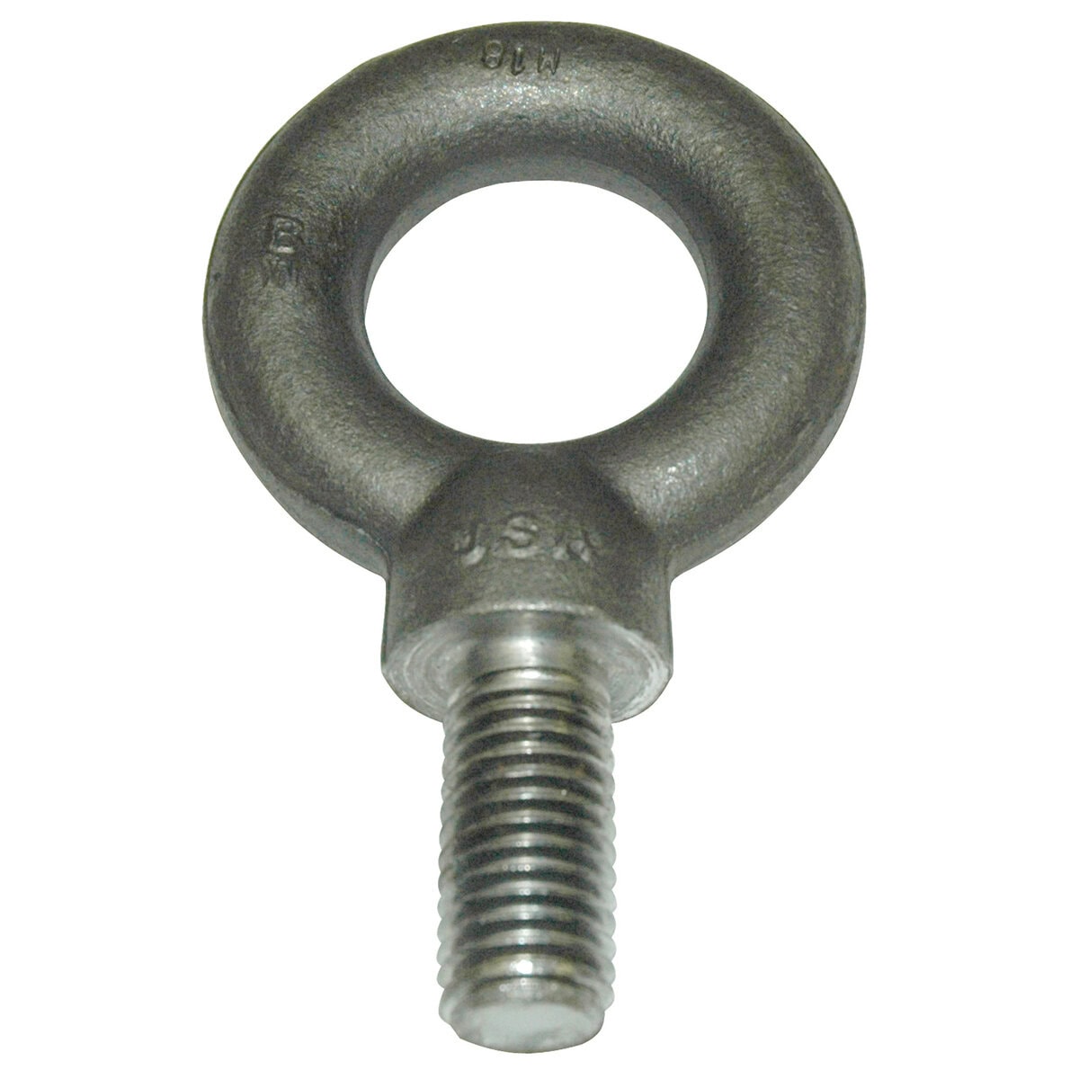 Eyebolt, 2,140 kg (4,718 lb.) Capacity, Metric, Shouldered, Forged Steel, M18x2.5 Thread Size - Image 1