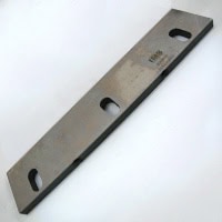 Granulator Blade, Stationary, 11-31/32" x 2-1/2", Straight Edge, 15 Degree Taper, D2