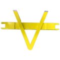 V-Bracket with Aluminum Cleats, for Style 1 Drum Holder (30 Gallon Drums).