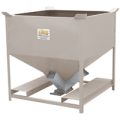 Mobile Storage Hopper, Heavy Duty 30 cu ft, 45° Hopper Slope, with Vacuum Ports - Image 1