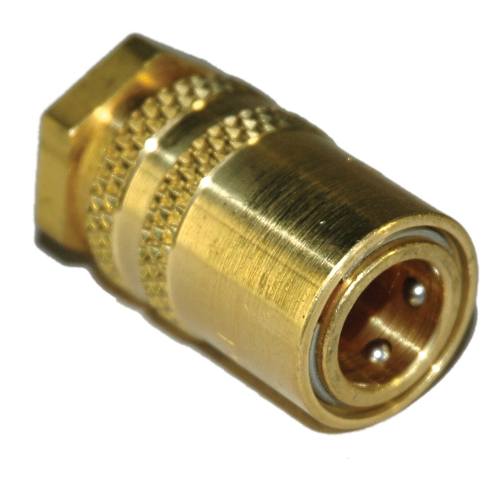 Coupler, Socket Body Only, 3/8" Passage 1/4" Female NPT, Non-Valved. 300 Series.