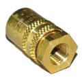Coupler, Socket Body Only, 3/8″ Passage 1/4″ Female NPT, Non-Valved. 300 Series.