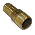 Hose Barb, 1-1/4″ Inside Diameter Hose, 1-1/4″ Male NPT, Straight, Brass