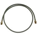 Hose, High Heat Resistant, PTFE, 4′ Long, Swaged 1/4″ Male NPT Fittings on Both Ends