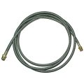 Hose, High Heat Resistant, PTFE, 10′ Long, Swaged 3/8″ Male NPT Fittings on Both Ends