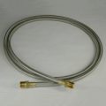 Hose, High Heat Resistant, PTFE, 8′ Long, Swaged 1/2″ Male NPT Fittings on Both Ends