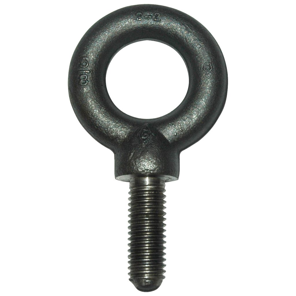 Eyebolt, 4,000 lb. Capacity, Standard, Shouldered, Forged Steel, 5/8"-11 Thread Size