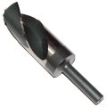Drill Bit, Right Hand Spiral, Reduced Shank (HSS), 1-13/32″ Bore Size, 1/2″ Diameter Shank