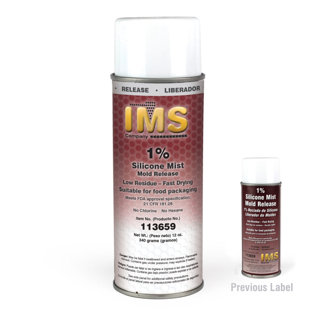 Mold Release, 1% Silicone Mist, Aerosol Spray