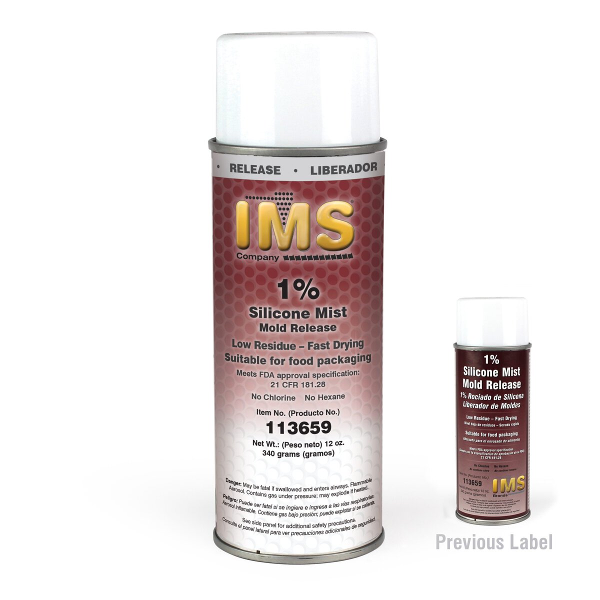 Mold Release, 1% Silicone Mist, Aerosol Spray - Image 1