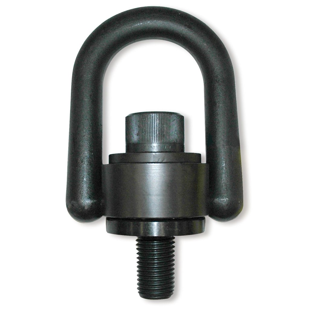 Hoist Ring, Standard, 1-1/2"-6 Thread Rated Load: 24000 lb., 2.63" Thread Length