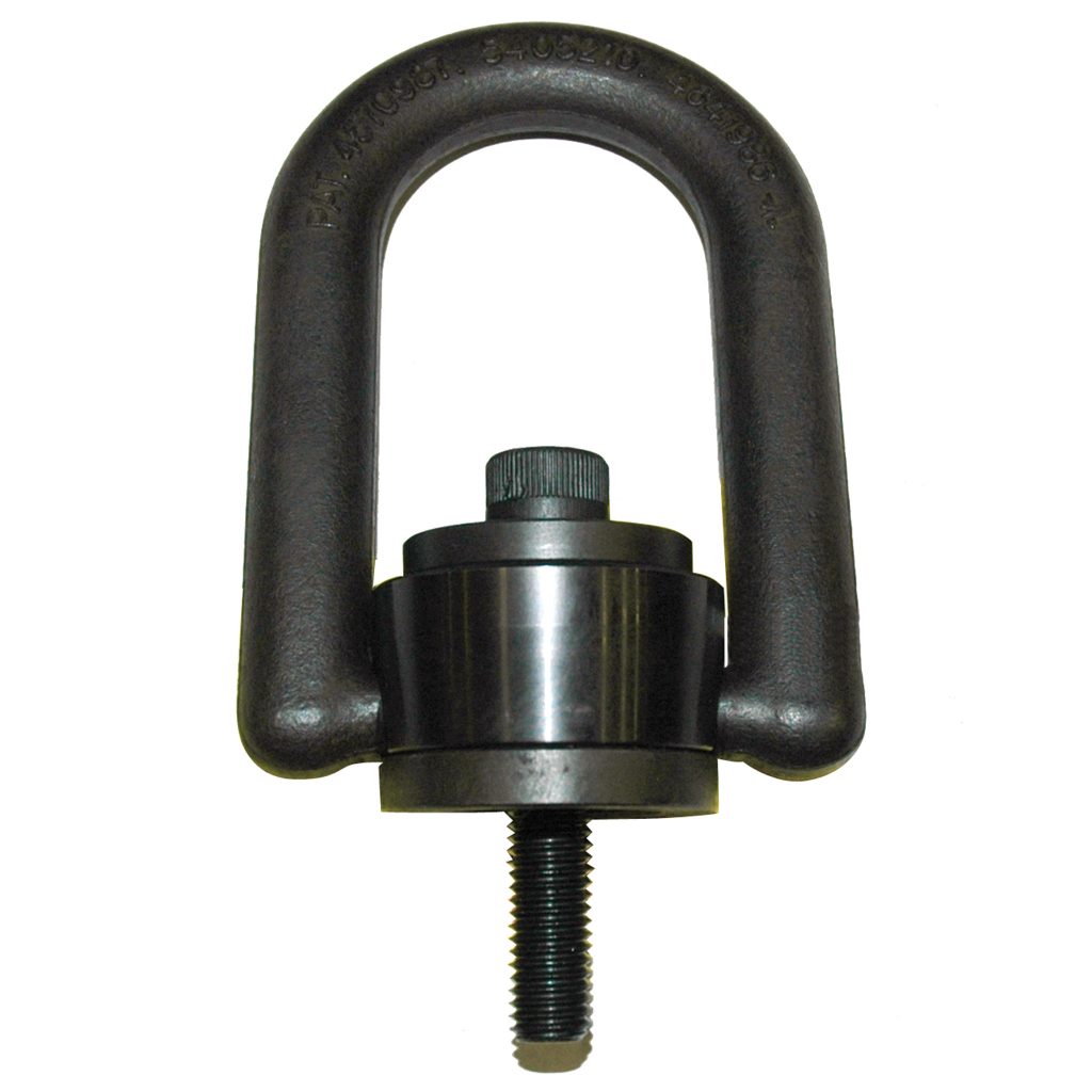 Hoist Ring, Metric Size, Rated Load: 1050 kg. M12x1.75 Thread Size, 32mm Thread Length