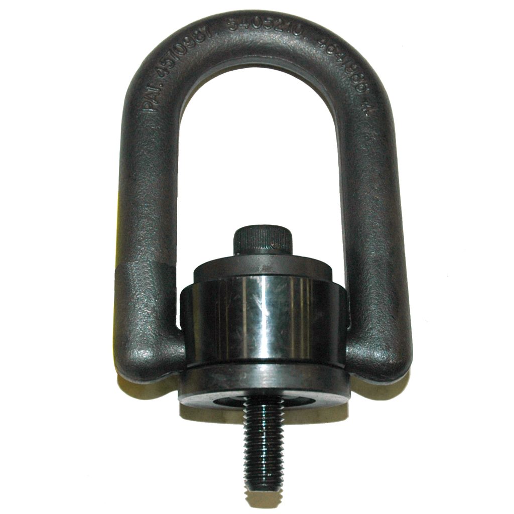 Hoist Ring, Metric Size, Rated Load: 1050 kg. M12x1.75 Thread Size, 25mm Thread Length.
