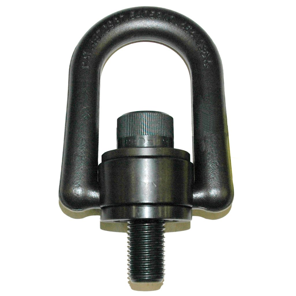 Hoist Ring, Metric Size, Rated Load: 4500 kg. M30x3.5 Thread Size, 48mm Thread Length