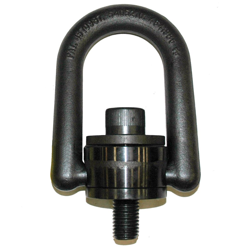 Hoist Ring, Metric Size, Rated Load: 4200 kg. M24x3.0 Thread Size, 38mm Thread Length