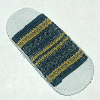 Finger Cot, Safety, Split Leather, Elastic Back with Open End