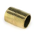 Pipe Nipple, 1/2" NPT, Close, Brass - Image 1
