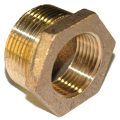 Bushing, Hex, 1-1/4″ x 1″ NPT, Bronze