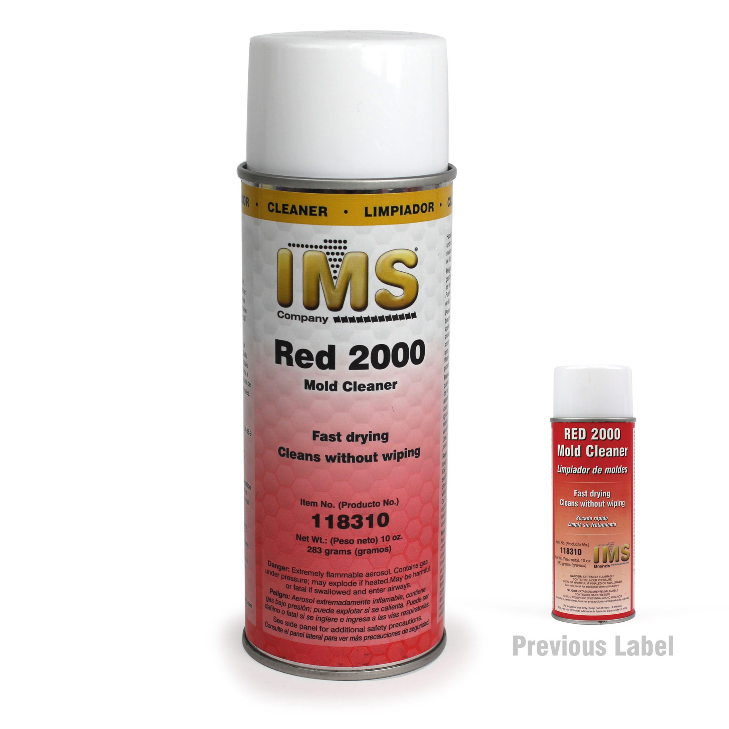 Mold Cleaner, Red 2000, Aerosol Spray - Image 1