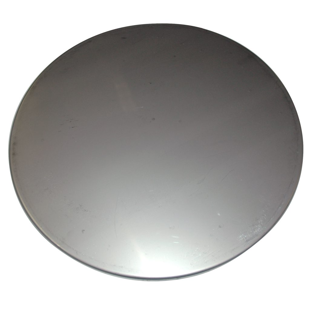 Lid for 20" Diameter Conical Hopper, 21.42" ID, 3/4" Lip, 304 Stainless Steel 14 Gauge