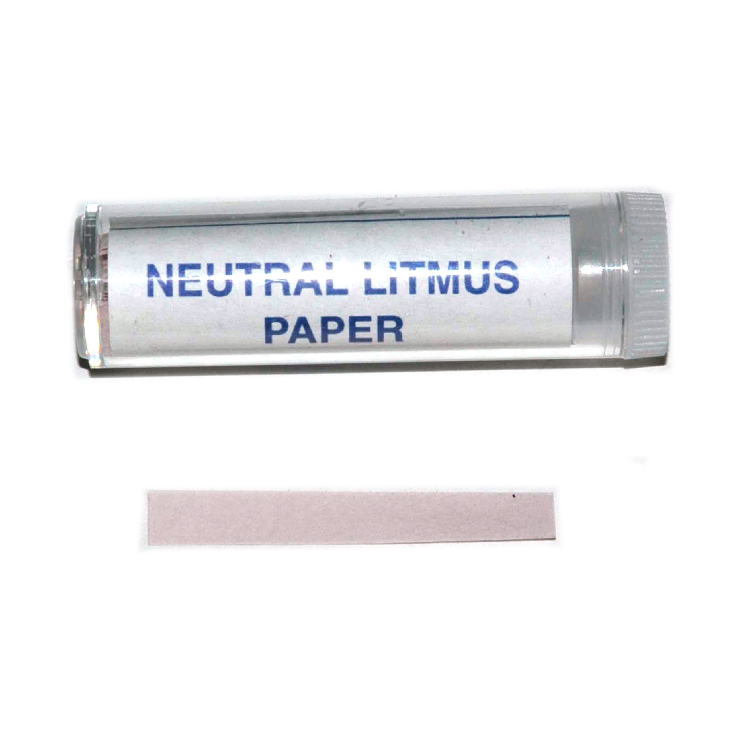 Neutral Litmus Paper Strips, 100 per Vial - Image 1