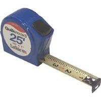 Tape Measure, Quickread Decimal/Fraction, 25' Long Tape, 1" Wide