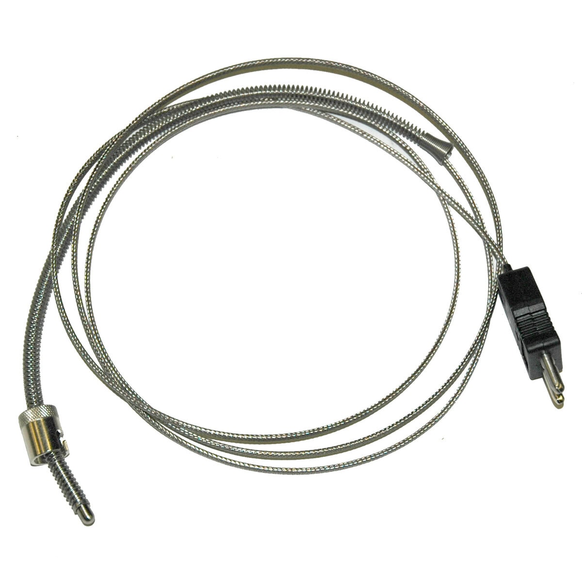 Thermocouple, Variable Depth, 1"-12", Type J, 72" SS Leads, Standard Plug & Clamp - Image 1