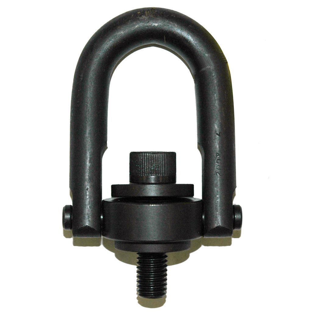Hoist Ring, Standard Size, Rated Load: 4000 lb. 5/8"-11 Thread Size, 1.03" Thread Length