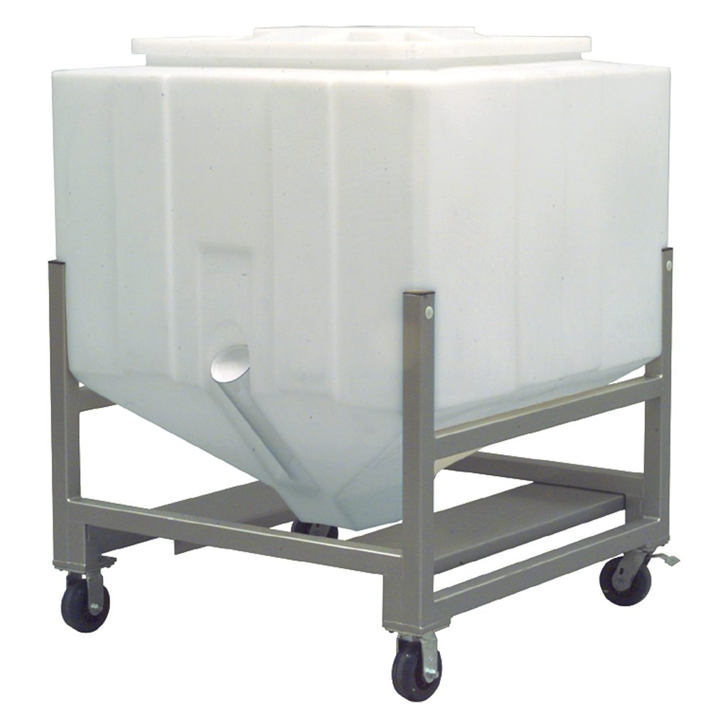 Portable Resin Bin, 1200 lb Capacity