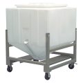 Portable Resin Bin, 1200 lb Capacity