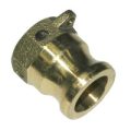 Cam & Groove Coupling, Type A, 3/4", Brass, Male Adapter x Female NPT Thread - Image 1
