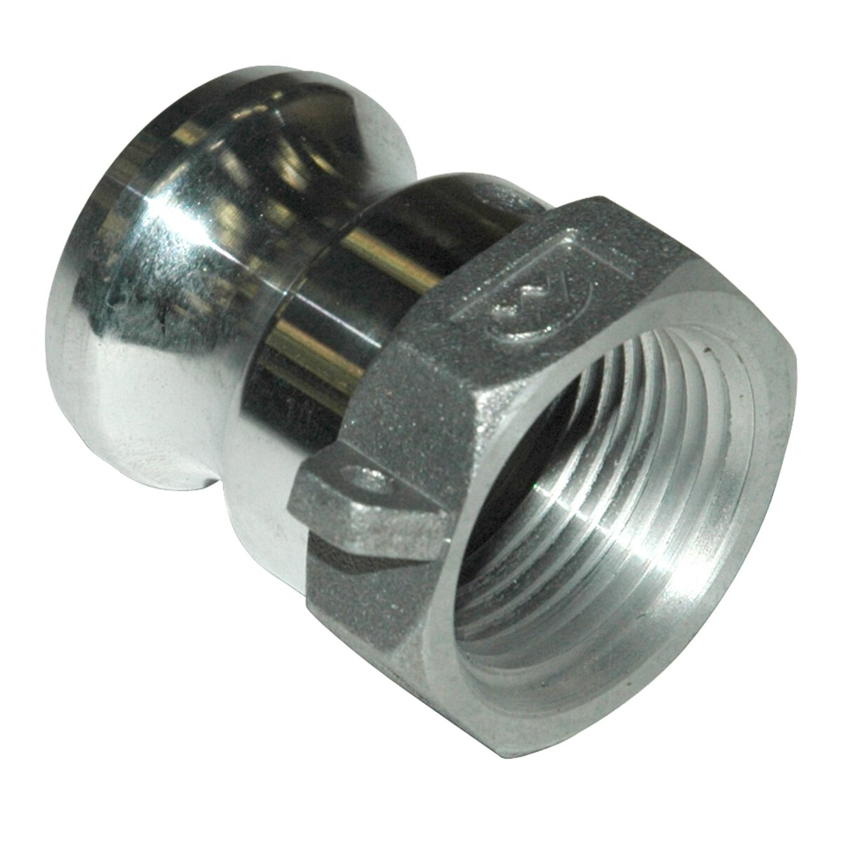 Cam & Groove Coupling, Type A 1" Aluminum, Male Adapter x Female NPT Thread - Image 2